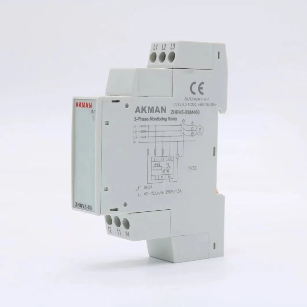 3 Phase Voltage Protection Relay AC Monitoring Relay for Normal/Emergency Power Supply Switching