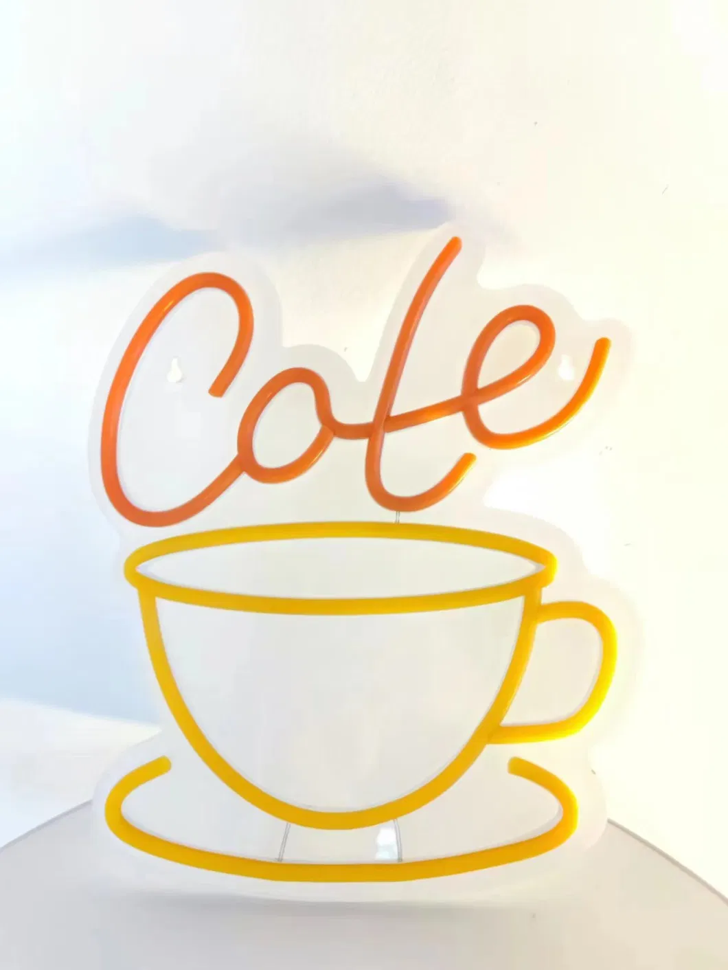 Coffee Cup Creative LED Ambient Light Neon Light Can Be Customized