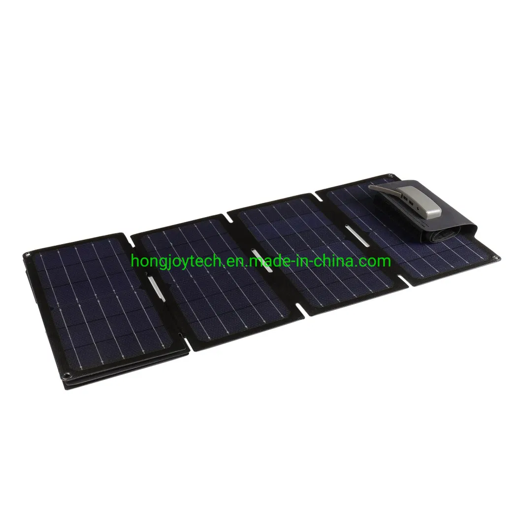 Outdoor Solar Backup Power Battery Charger 12V 18V 24V 36V 48V Foldable PV Module