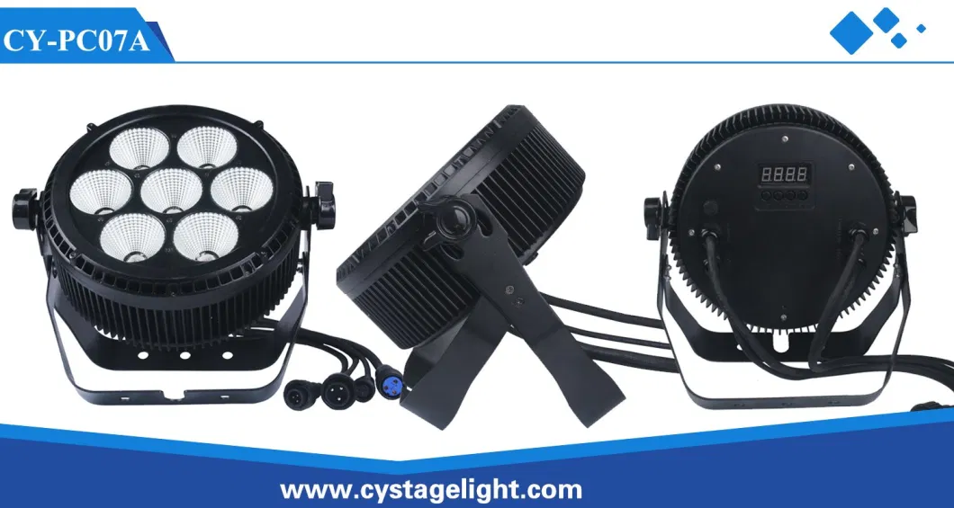 DMX Stage Lighting RGBWA 5in1 Outdoor 7*25W LED PAR Light