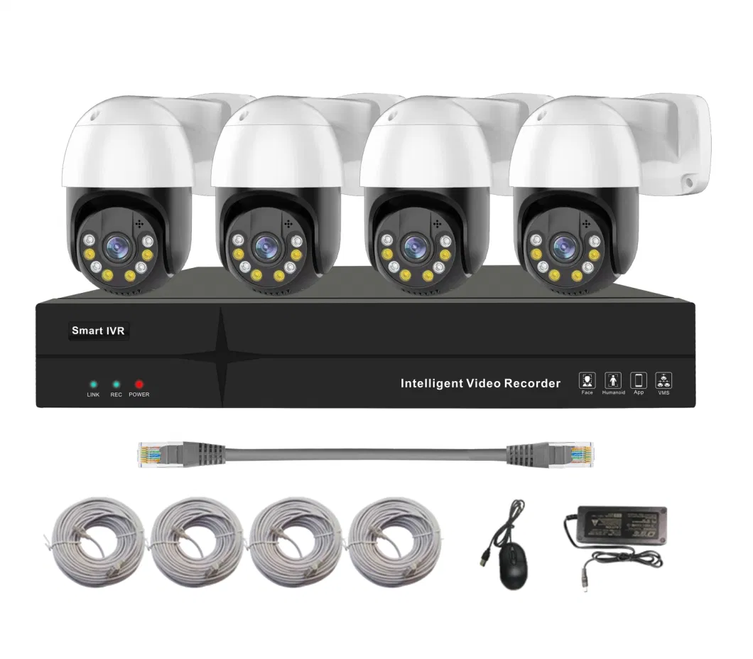 Borehole Camera Price Long Range IR CCTV Camera Kits CCTV Camera Price Mobile Video Surveillance NVR Sets Kit with Audio