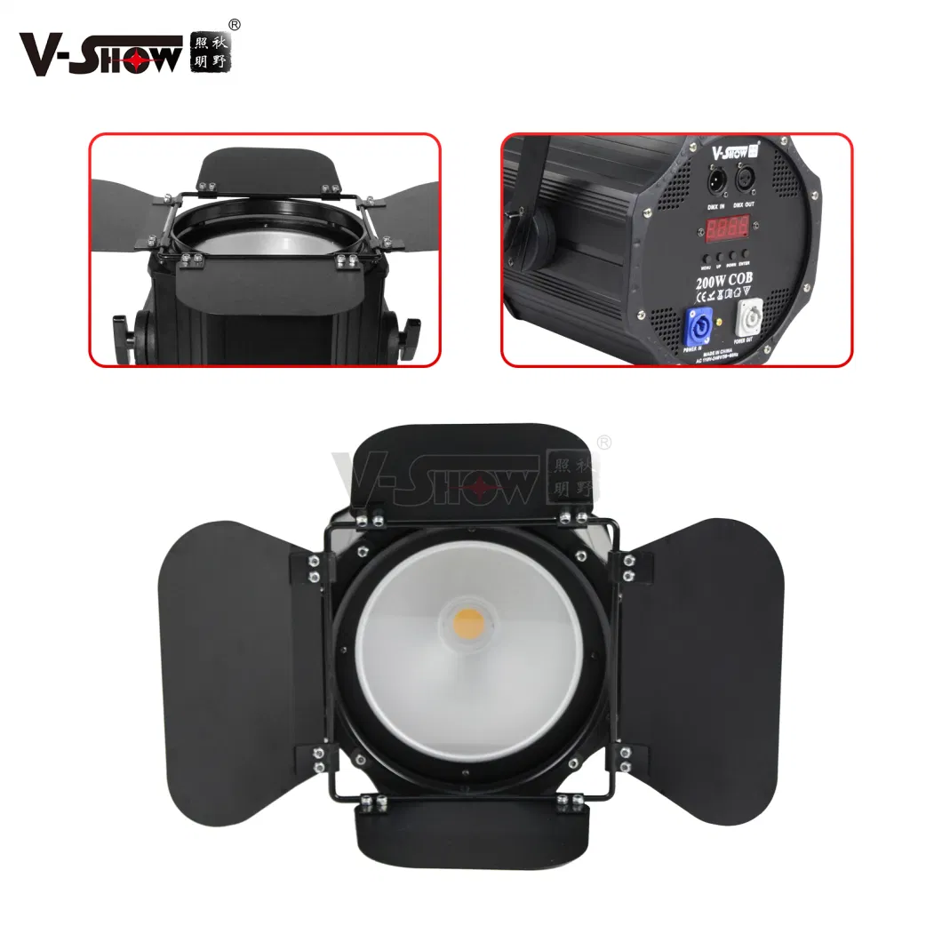 V-Show 200W COB Fresnel LED Spotlight Dimming Bar