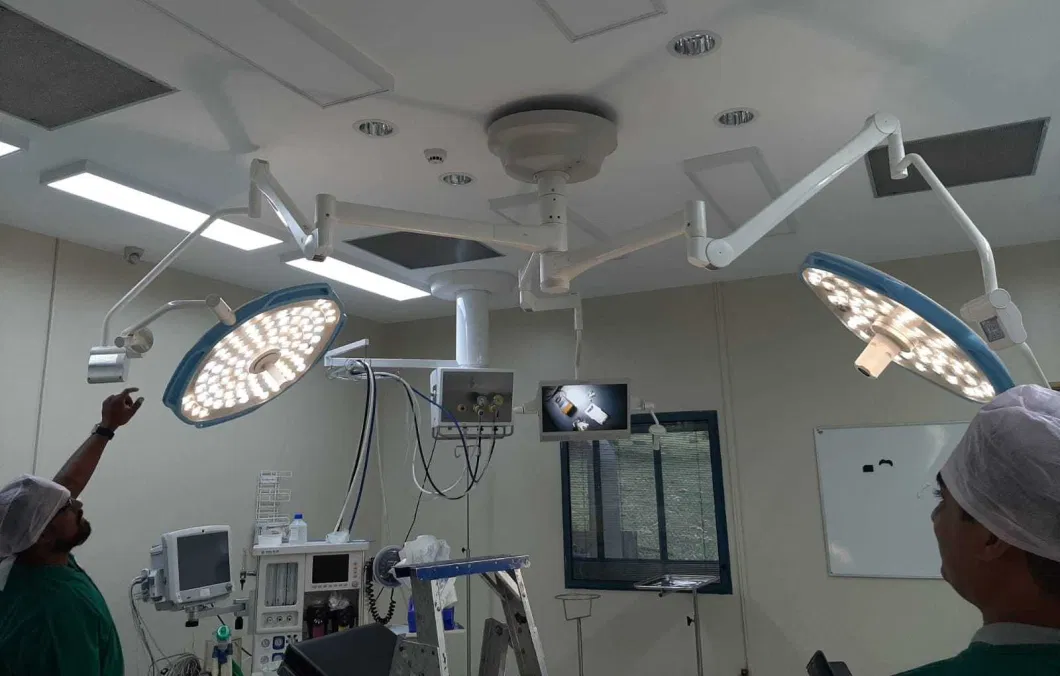 Hospital Equipment Modular Single Dome Operating Theater Lamps with Camera &amp; Monitor