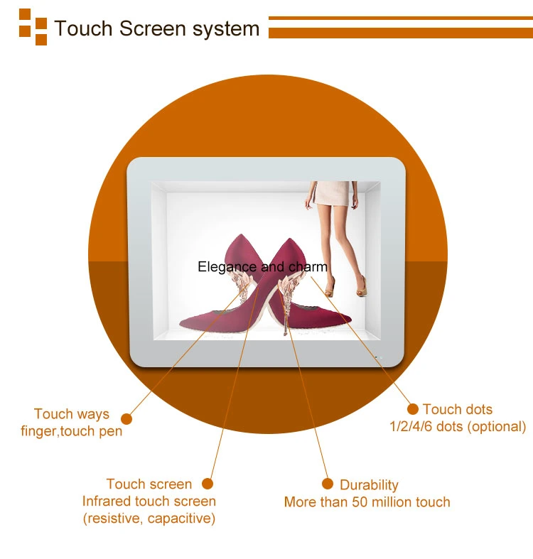 Dedi 32&quot; Android Touch Transparent LCD Display for Advertising Exhibition