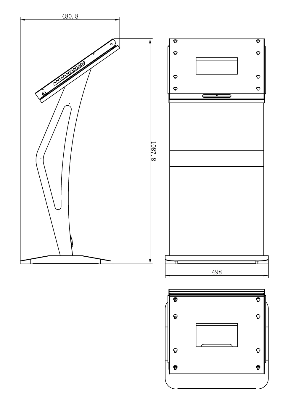 32, 43, 49, 50, 55, 65 Inch All in One LCD Display Touchscreen Kiosk, Self-Service Touch Screen