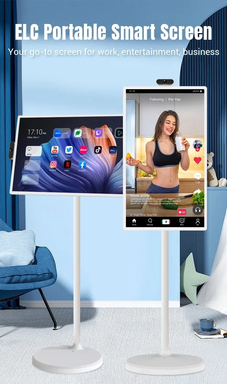 32 Inch Capacitive Touch Moving Screen 1920*1080 USB IPS LCD Private Fitness Display Android Monitor