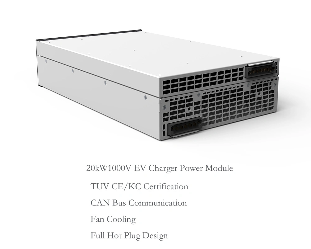 Power Factor 0.99 3 Phase 4 Wire AC Input DC Output 15kw 16kw 20kw EV Charging Power Module