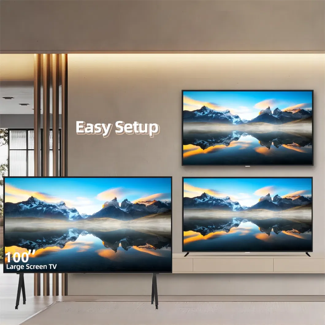 Big Size 90 Inch 4K UHD Smart Television Quality Guaranteed LED TV Smart 4K UHD TV for Home Hotel Use