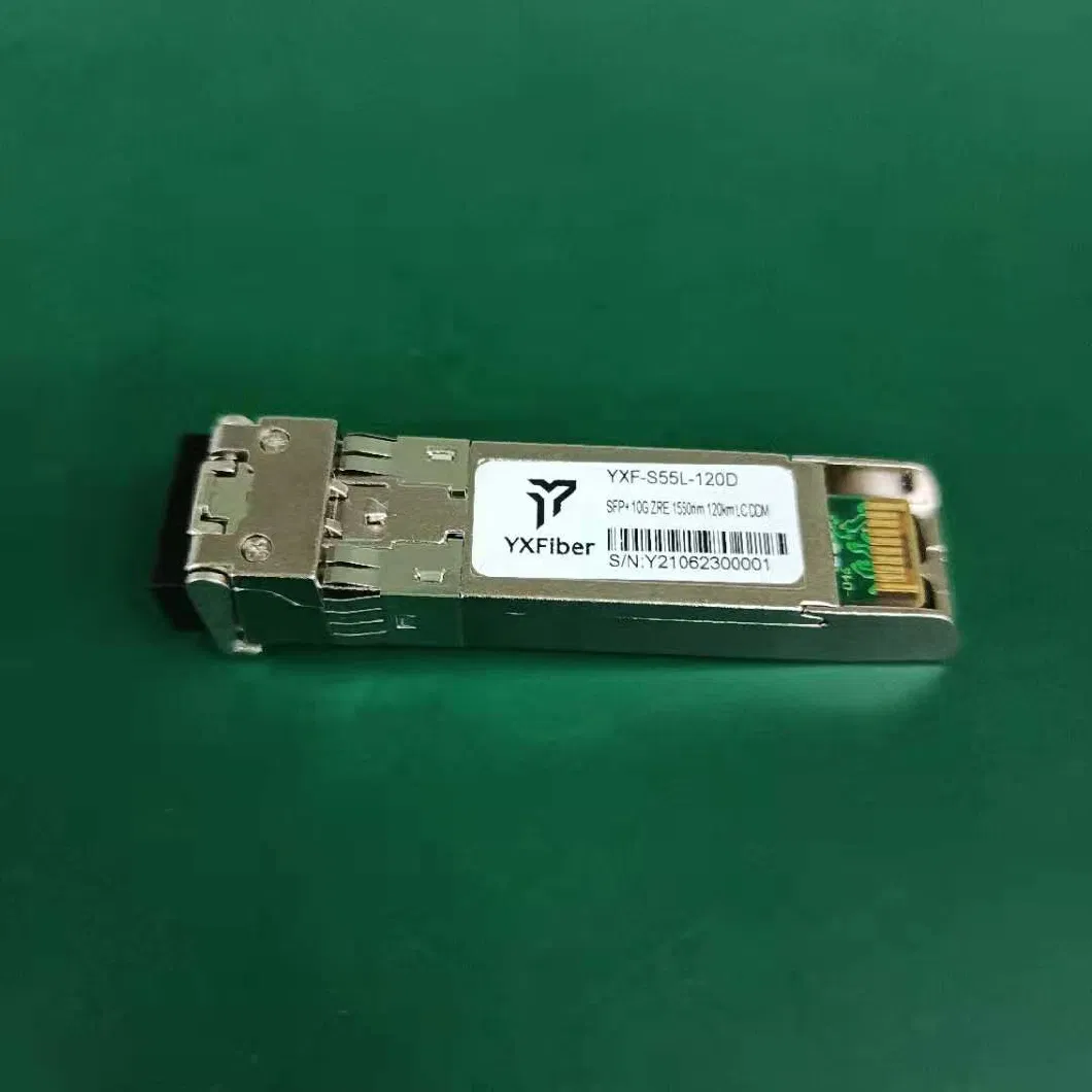 SFP+ 10g Zre 1550nm 120km LC Ddm Optic Fiber Module