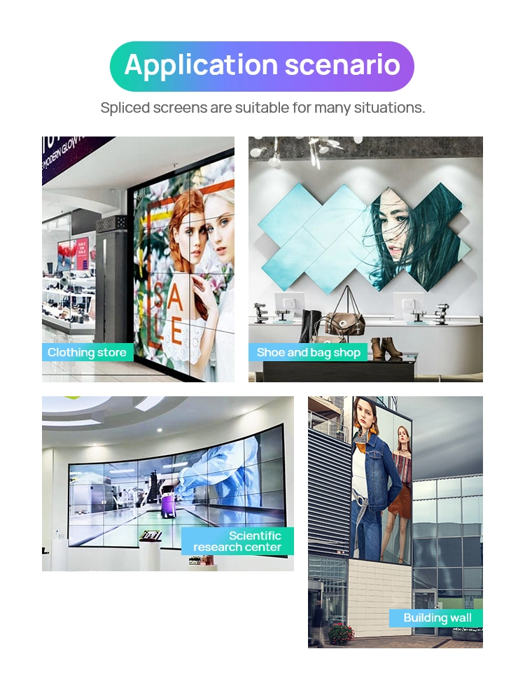 3.5mm Narrow Bezel 55inch Indoor Advertising 1080P LG Splicing Screen Wall TV Monitor LCD Digital Signage and Display Video Wall