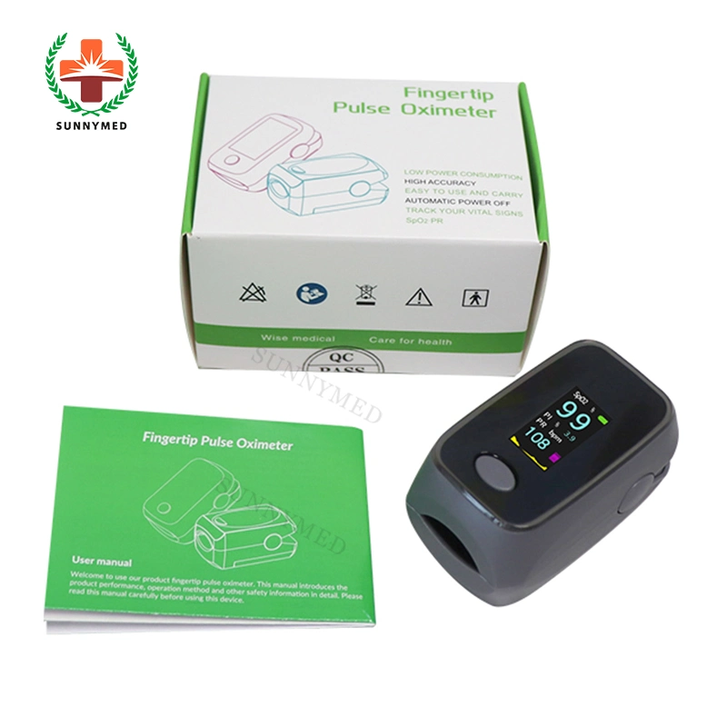 Sy-C013b FDA OLED Four Color Display Fingertip Pulse Oximeter for OEM