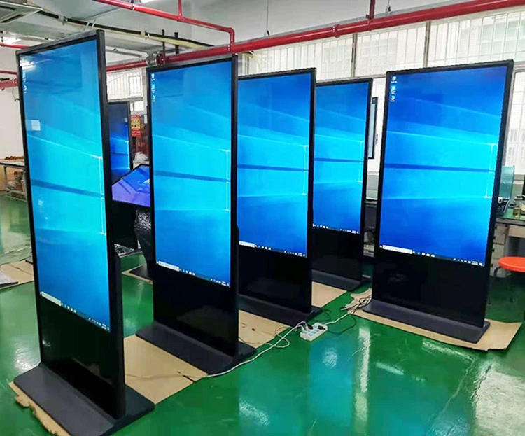 43 49 55inch Portable a Board Indoor Design 1920X1080p UHD Android System LCD Digital Signage