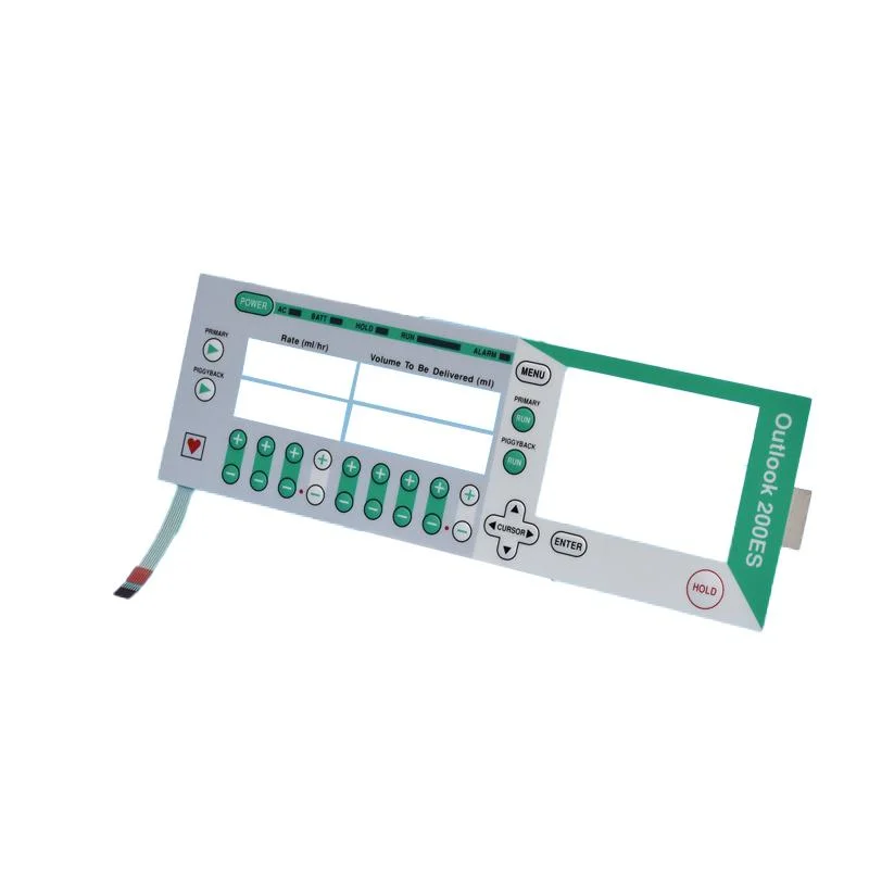 Abrasion Wear Control Board Graphic Overlay Touch Screen Panel