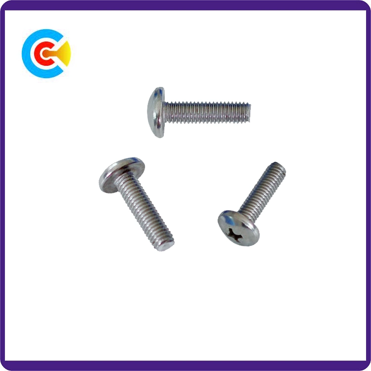 Carbon Steel M12/Galvanized/Custom Cross Pan Head Screw for Furniture/Fitness Equipment