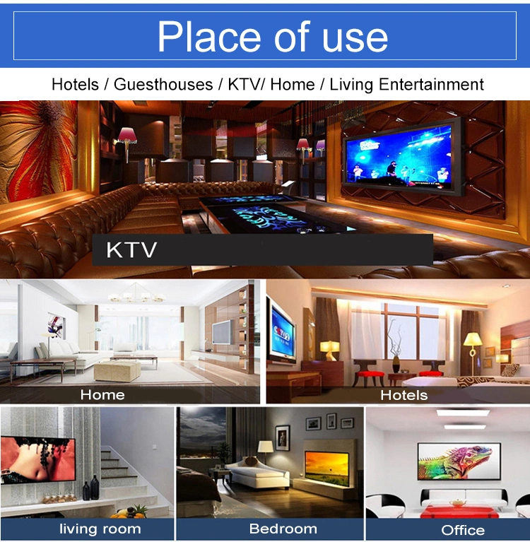 China LED TV 32 Inch to 100 Inch Frameless Smart TV with LG Samsung TV Screen Webos Smart TV