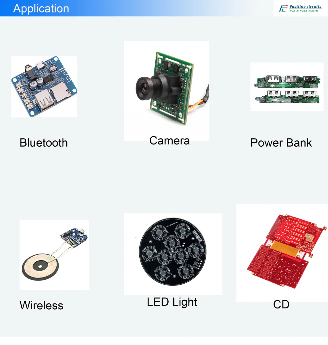 Bare Rigid PCB Board 94V0 PCB Board Fr4 Base Gold Finger