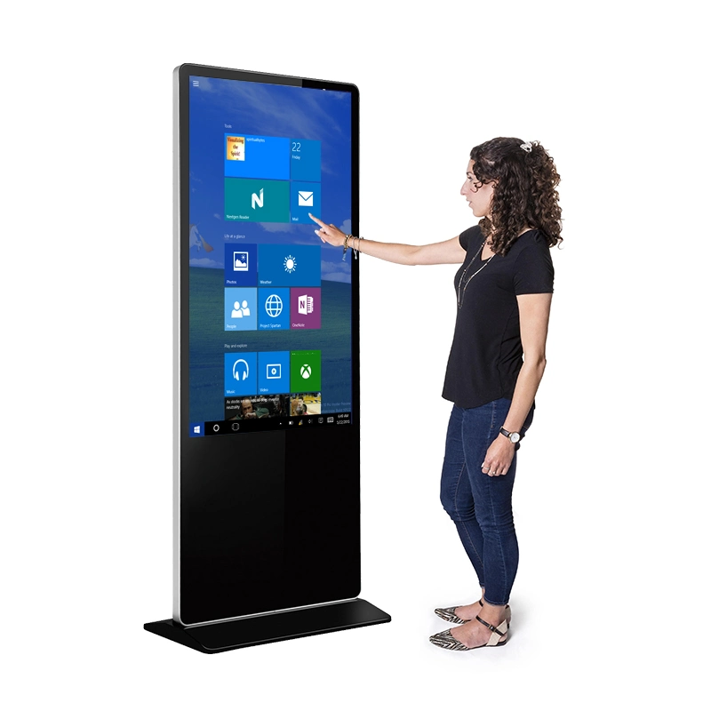 43 49 55 65 Inch Totem Touch Screen Digital Signage LCD Playing Equipment Kiosk Display Indoor Screen Advertising Kiosk Player