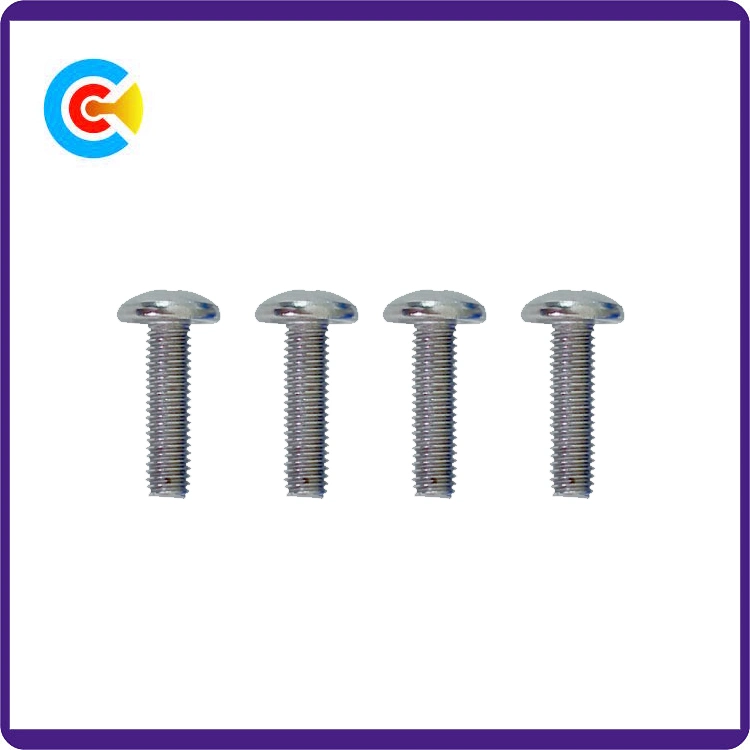 Carbon Steel M12/Galvanized/Custom Cross Pan Head Screw for Furniture/Fitness Equipment