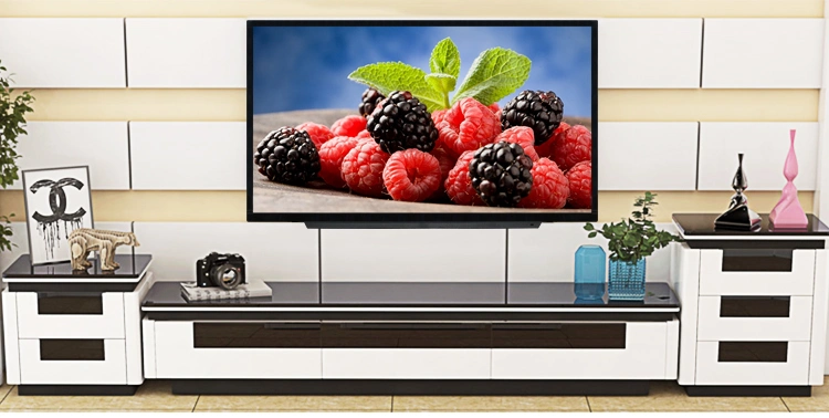 China LED TV 32 Inch to 100 Inch Frameless Smart TV with LG Samsung TV Screen Webos Smart TV