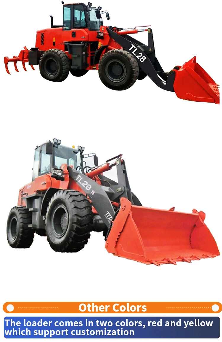 Titan Chinese 2.8 Ton Hot Sale High Quality Good Price Small Front End Wheel Loader