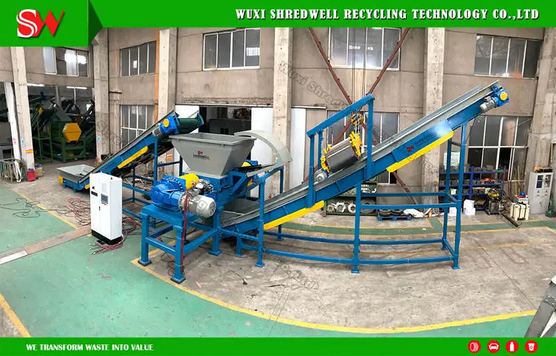 E-Waste Crushing Recycling Machine Electronic Waste Shredding Equipment