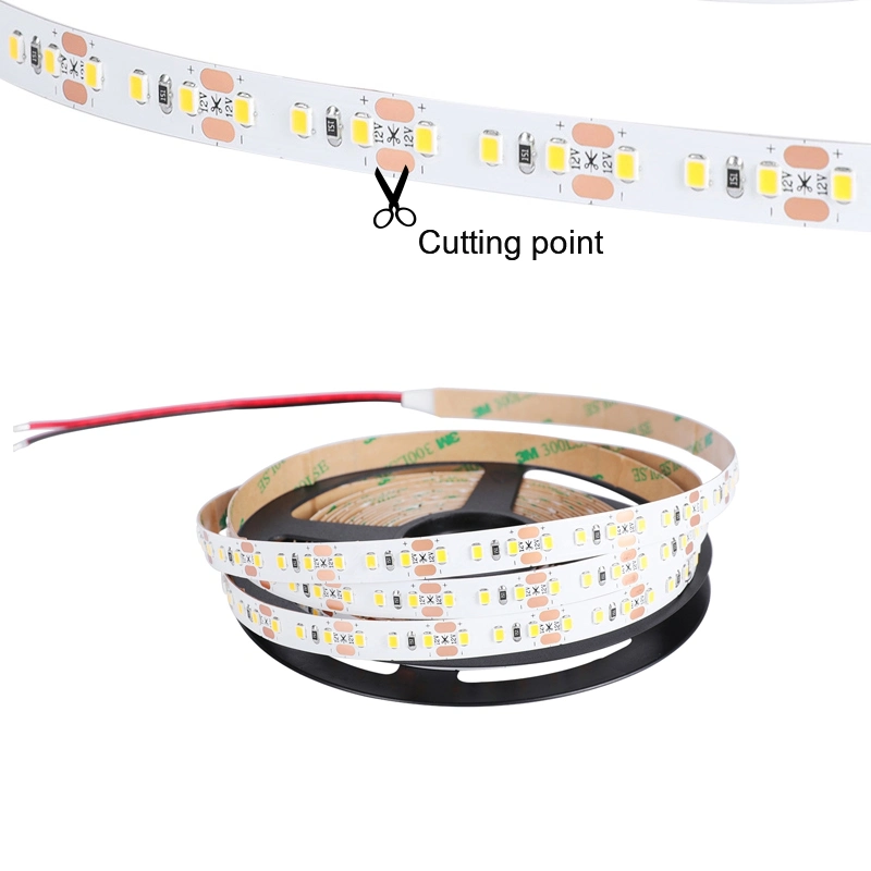 Factory Wholesale IP20 SMD 2835 180LEDs CE TV Backlight Kitchen Under Cabinet Light 12V 24V Flexible LED Strip Light LED Bar Light