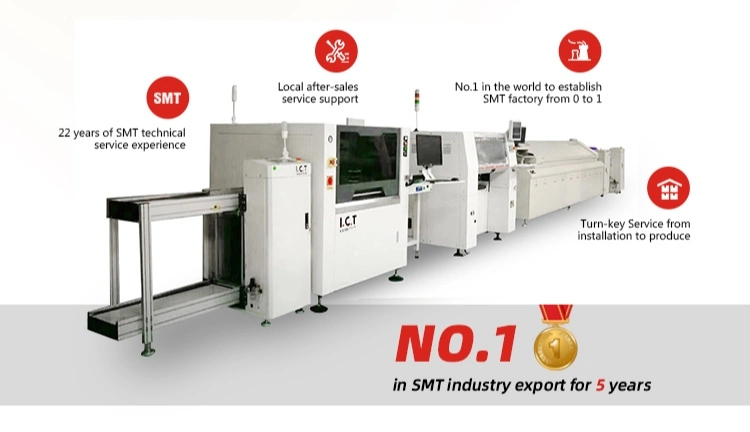 I. C. T High Precision LED Module Machine Automatic SMT Production Line Manufacturer Shenzhen Provide