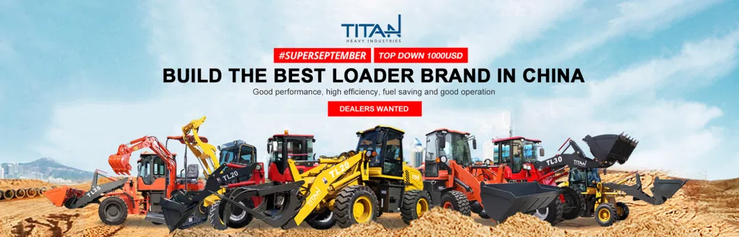 Titan Chinese 2.8 Ton Hot Sale High Quality Good Price Small Front End Wheel Loader