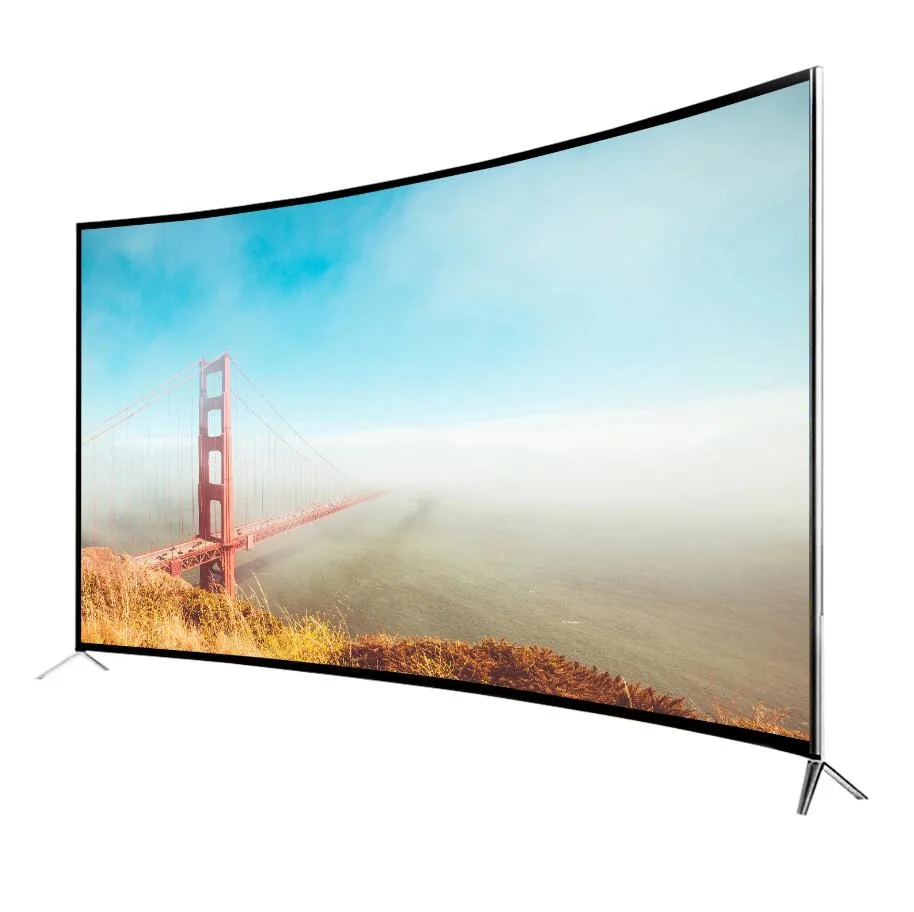 Hot Sell 50 55 65 Inch Smart Screen TV Curved