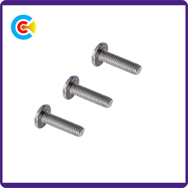 Carbon Steel M12/Galvanized/Custom Cross Pan Head Screw for Furniture/Fitness Equipment