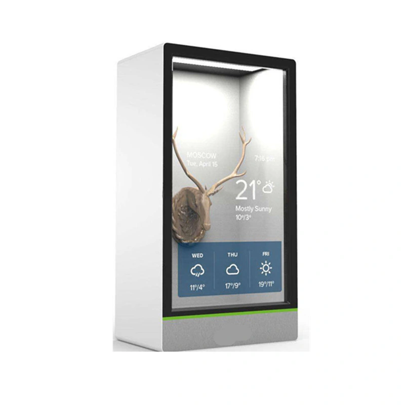 23.6 Inch Transparent LCD Touch Screen Advertising Boxes