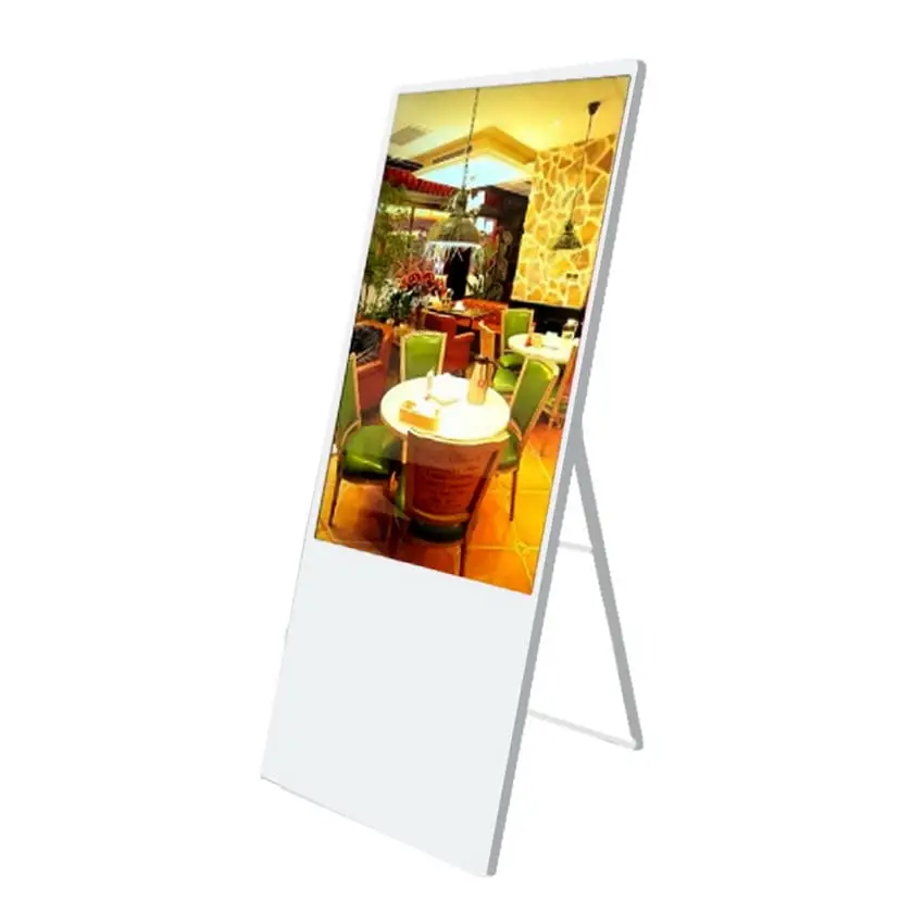 55 65&quot; Seamless Advertising Moving Easy Indoor Stretch Bar LED Screen Poster Display