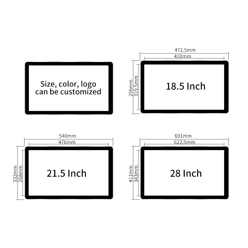 65 Inch Module Screen Wall Mounting LCD Digital Signage