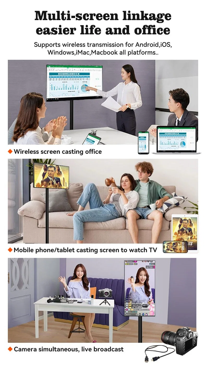 Portable Wireless TV Speaker for Smart TV Tablet TV Portable