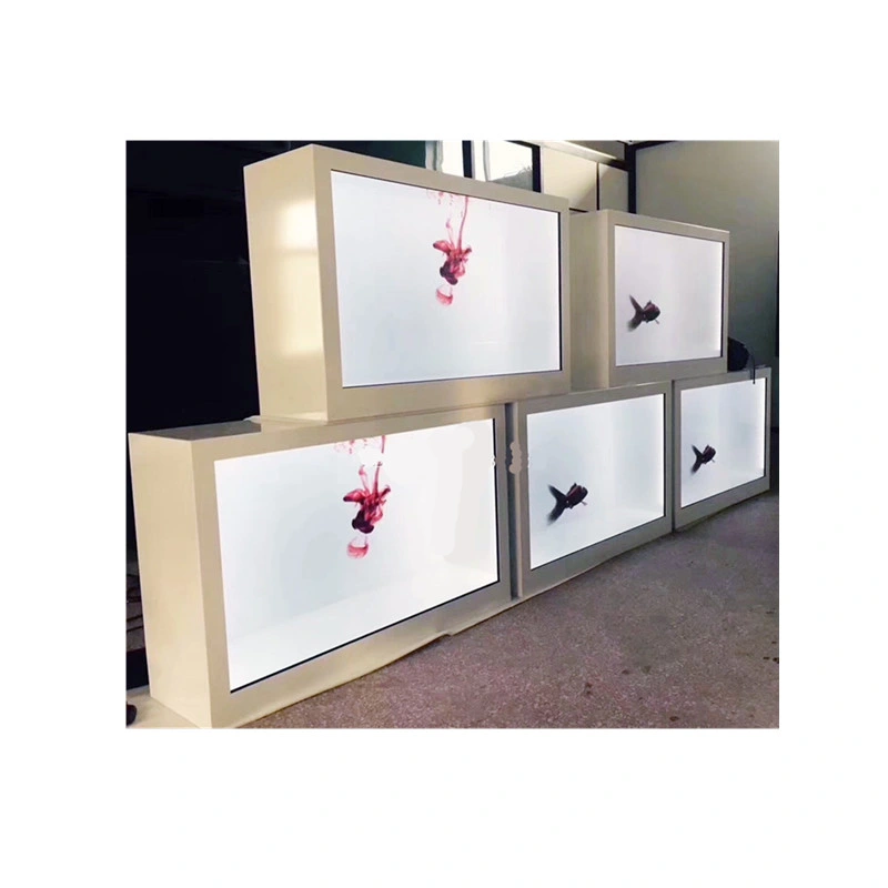 42 Inch LCD Transparent Display Box with High-Grade Appearance