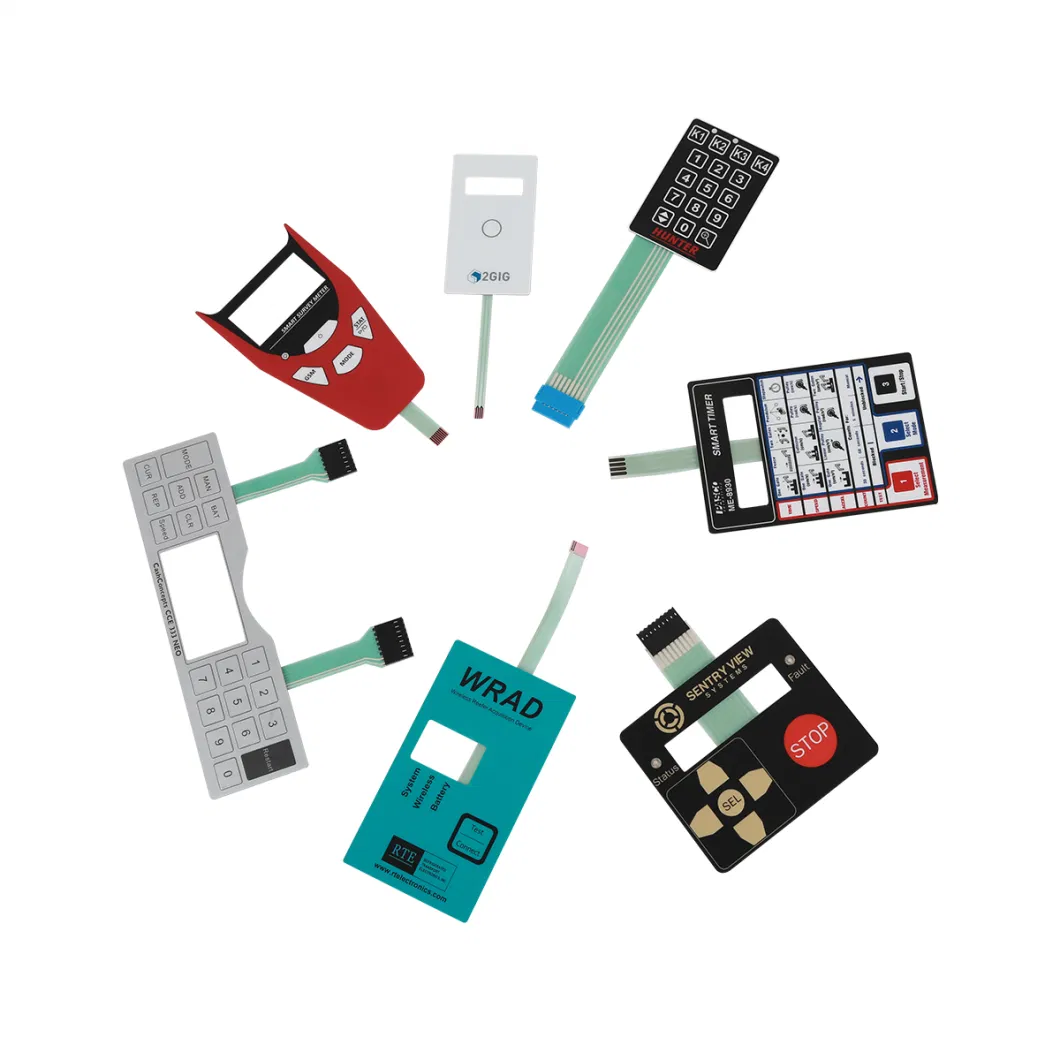 Control Feel Smooth FPC Flexible Circuit EL Panel Membrane Switch