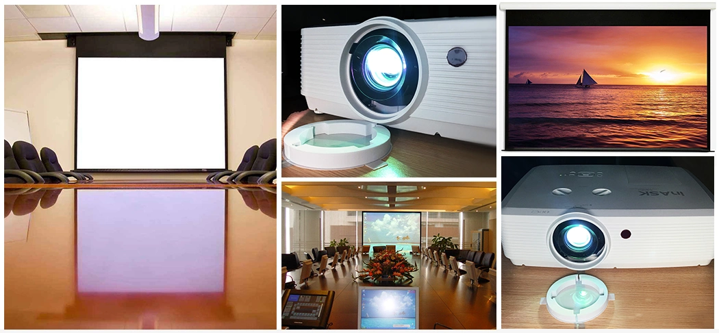 6000 Lumens Wuxga 3LCD Projector High Brightness for Movies &amp; Gaming