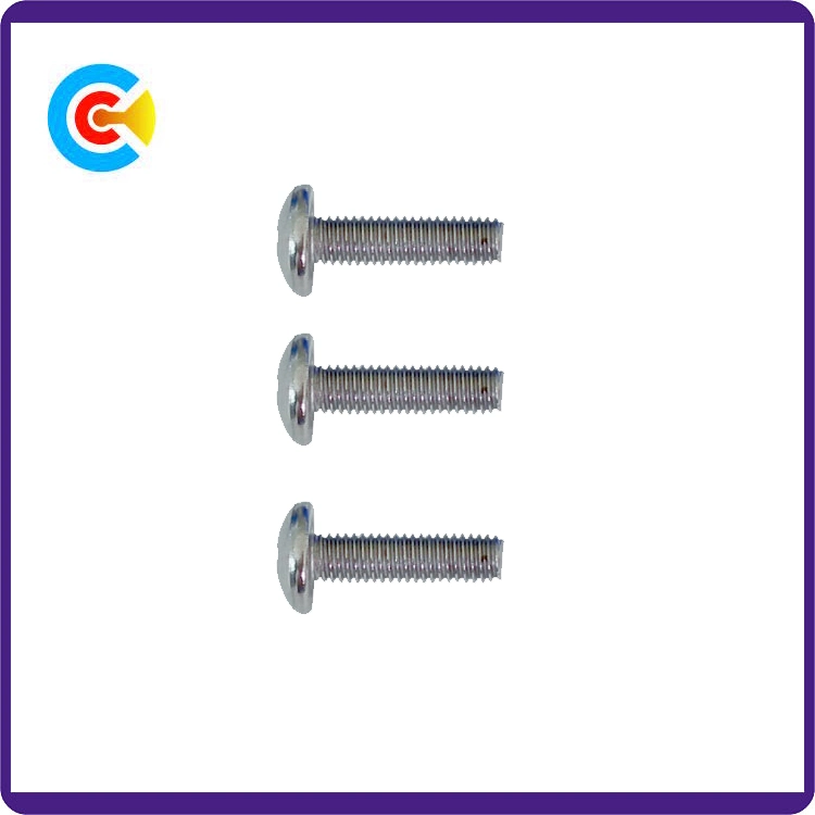 Carbon Steel M12/Galvanized/Custom Cross Pan Head Screw for Furniture/Fitness Equipment