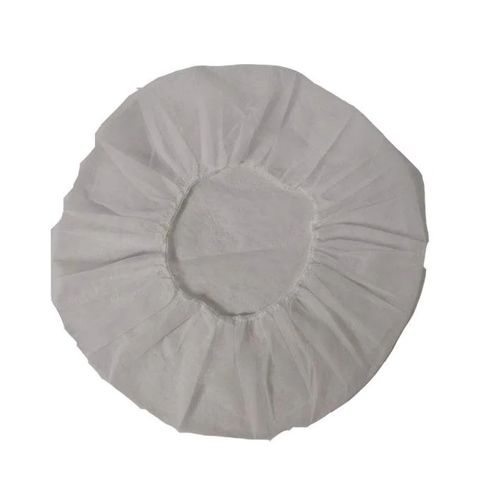 Disposable White Sbp Lightweight Protection Single-Ply Non Woven Nonwoven Medical Polypropylene Nurses Spunbond Surgeon Bouffant Caps for Clinical Training