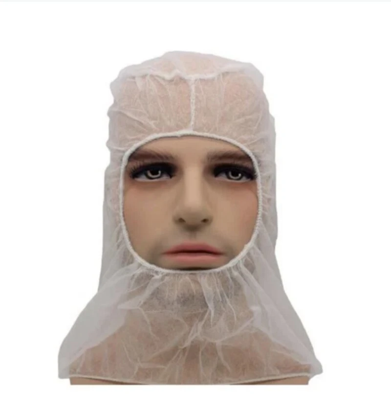 Disposable Workshop Hat Head Cover Dust Net Headband Hairwear Hair Net Cover for Doctors Nurses Cook Food Service