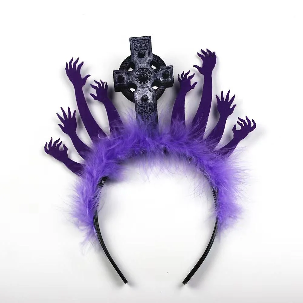 2023 Popular High Quality Halloween Party Supplies Kids Adult Hairband Distribution