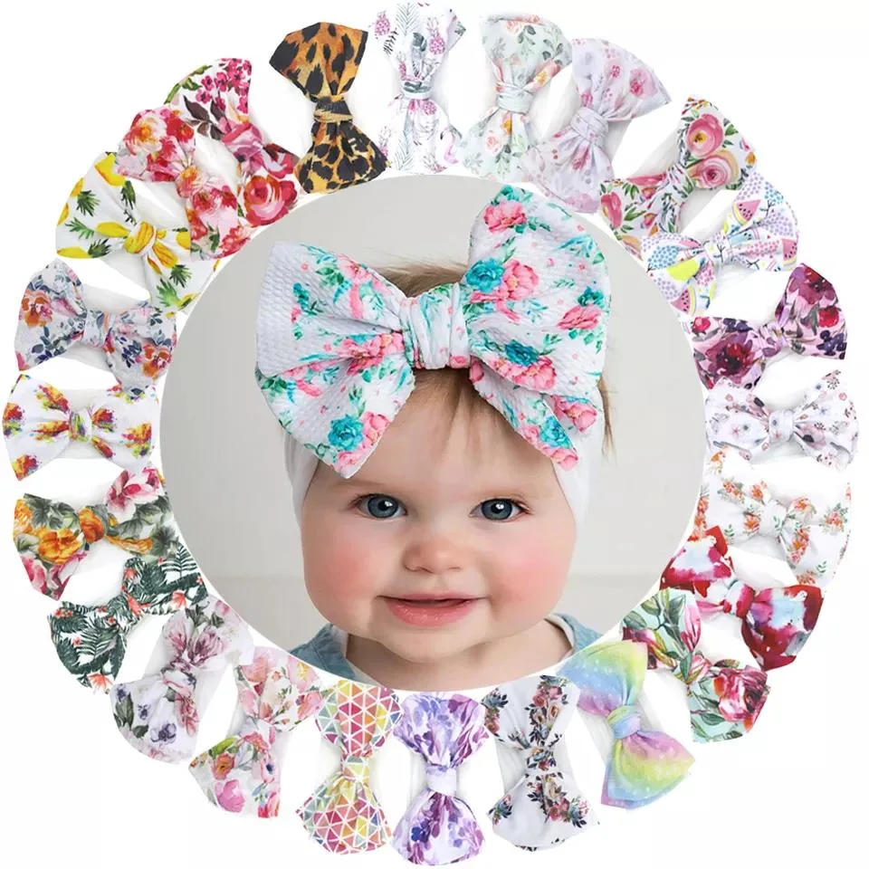 Headband Baby Girl Hairband Floral Print Headband