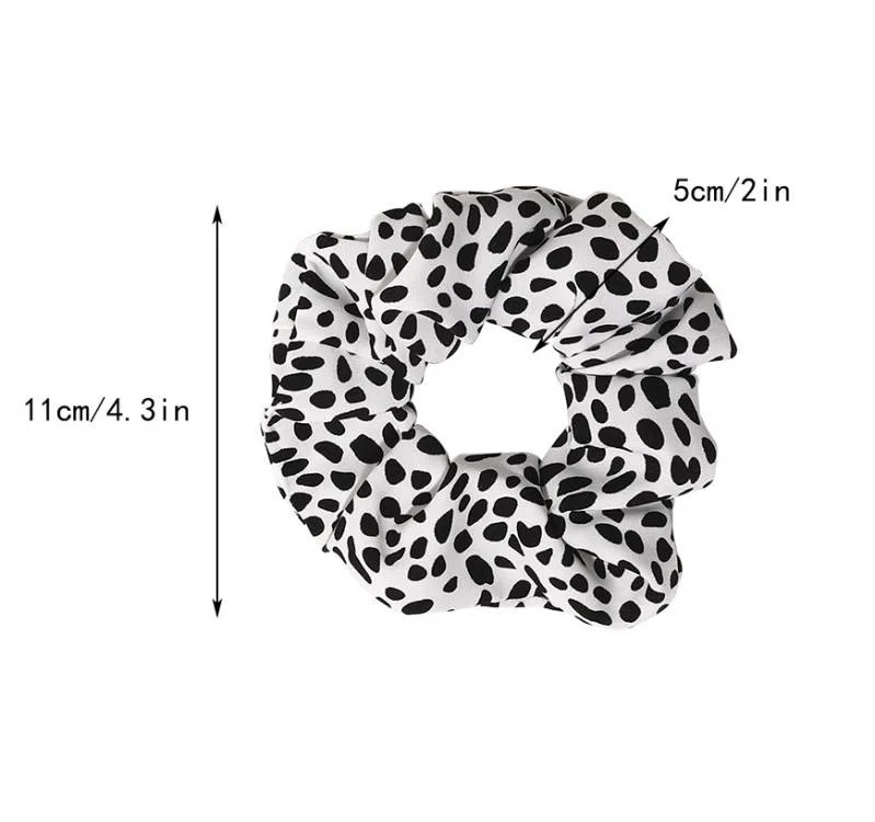 Korean Wholesalers Designs Fabric Scrunchies High Elastic Cow Zebra Leopard Hair Circle for Girls Headband Suppliers