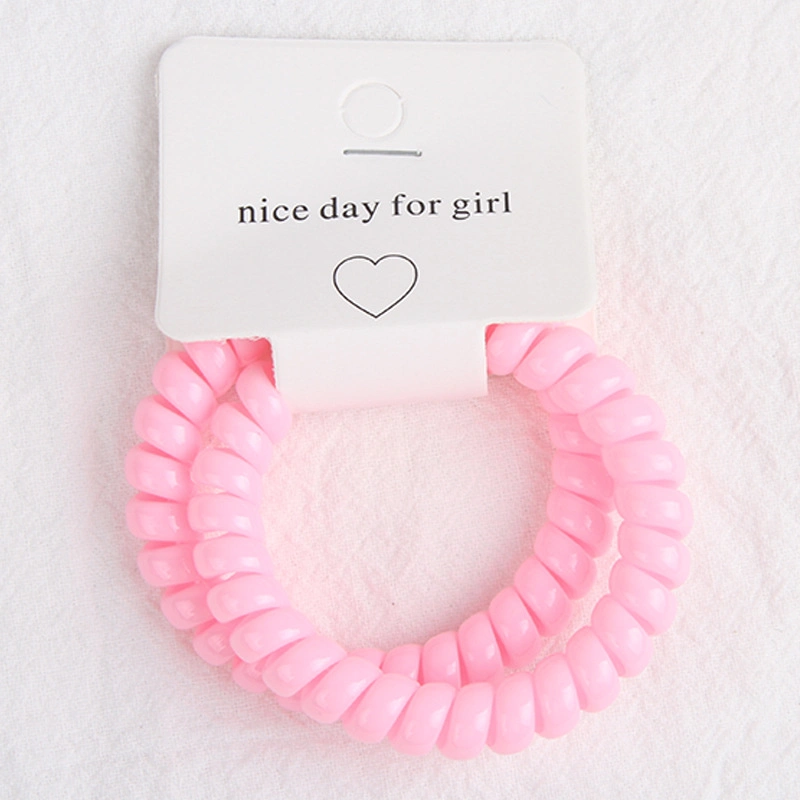 Candy Colored Telephone Wire Hair Rings Fresh Sweet Girl Headband