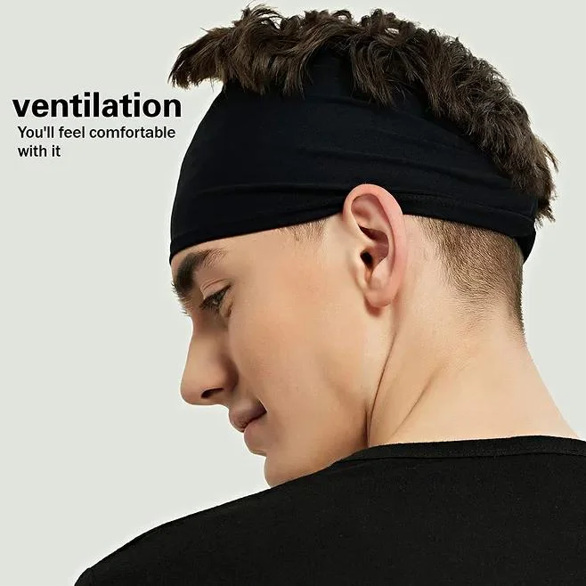 Nylon Outdoor Adjustable Workout Headband Sweatband Headbands for Running Cycling Football Yoga Sports Headbands