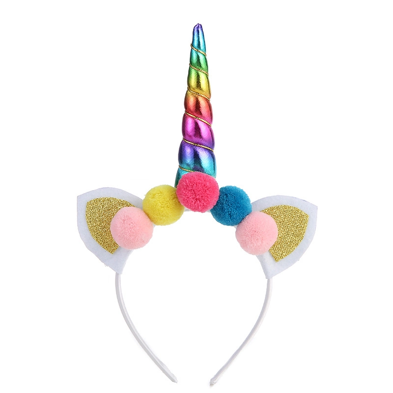 2022 Hot Selling Cute Creative Unicorn Party Headband Birthday Gift