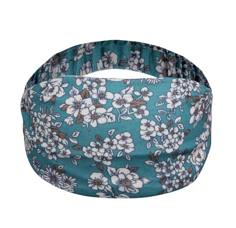 Elastic Printed Headscarf Ladies Sports Sweat-Absorbent Fashion Atmospheric Headband