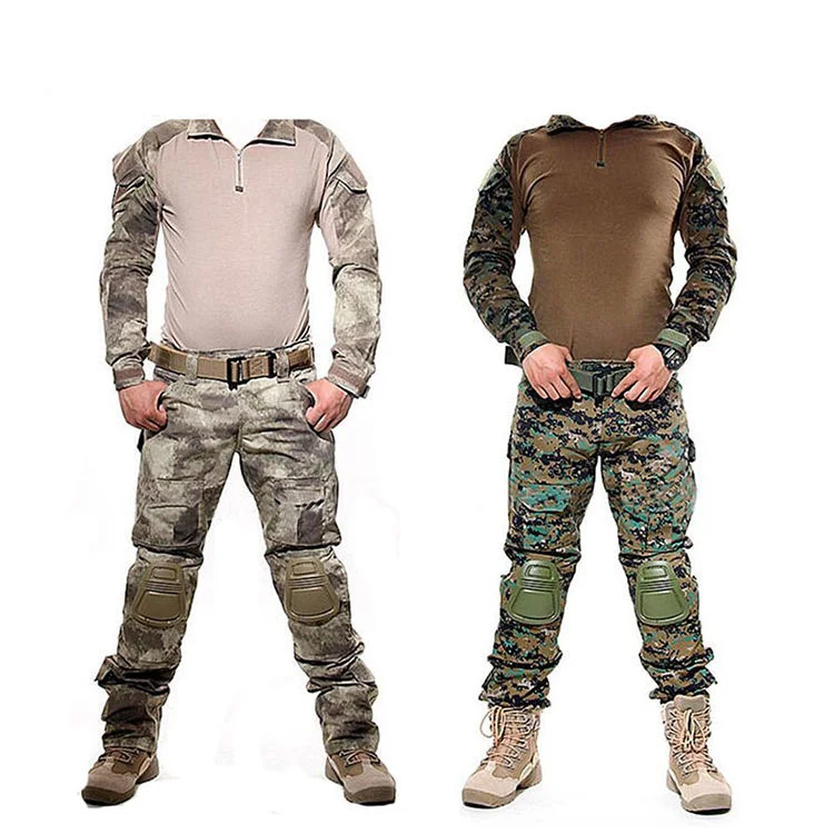 Hunting Pants Suit Tactical Uniform Black Forces Suit Combat Shirt Pants Tactics