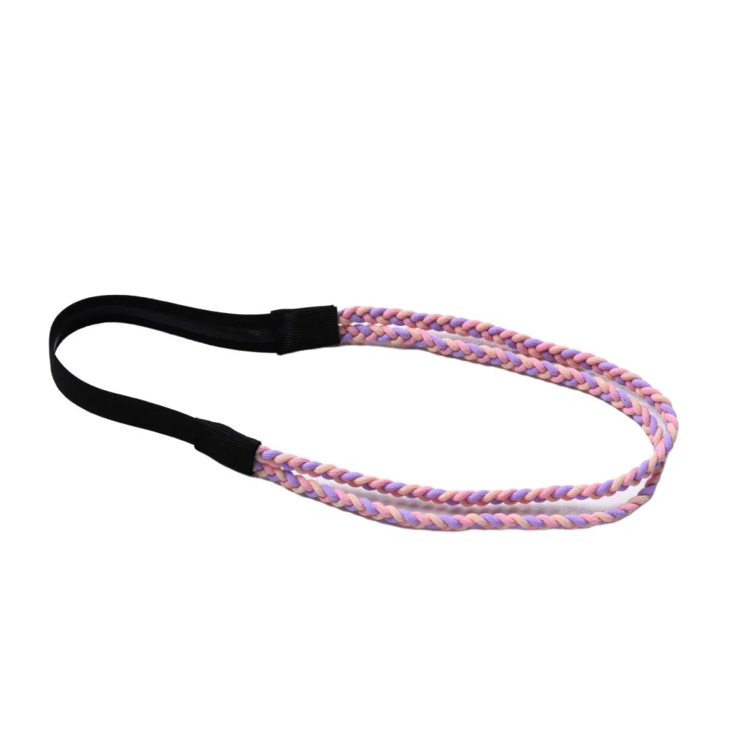 Fashion Braids Elastic Exercise Twist Headband Yoga Perspiration Absorbent Hair Band