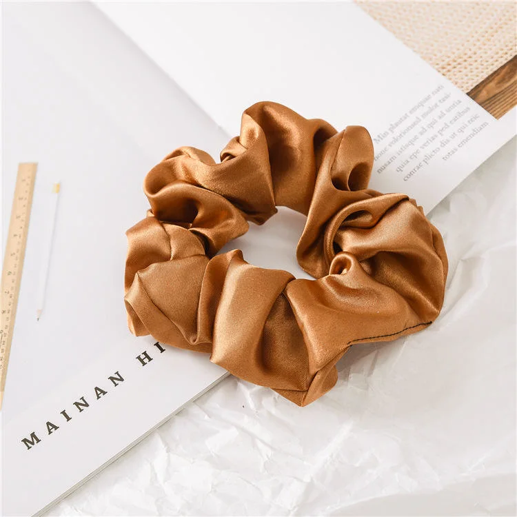 New Satin Cloth Art Pig Large Intestine Hair Circle Batch Head Rope Rubber Band